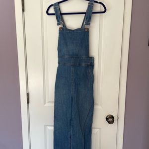 Madewell Cropped Wide Leg Overalls